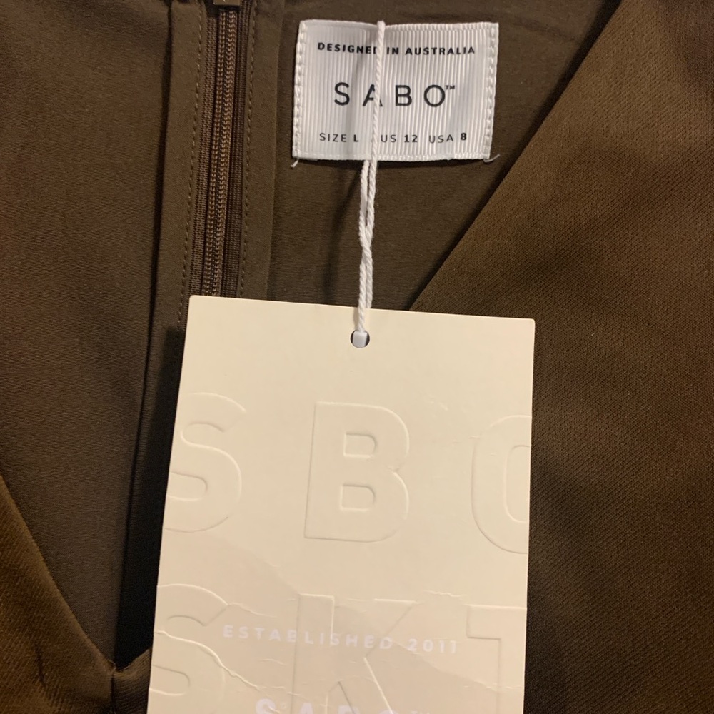 Sabo Skirt Brown Sleeveless Top - Picture 4 of 4